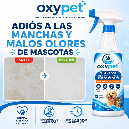 Quitamanchas y Antiolor de Oxígeno Activo para Mascotas — 500 ml