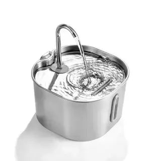 Fuente de Agua para Gatos Feliwa - 2.2L Acero Inoxidable